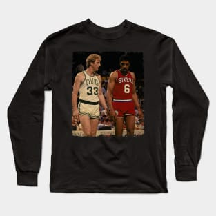 Larry Bird with Dr. J Long Sleeve T-Shirt